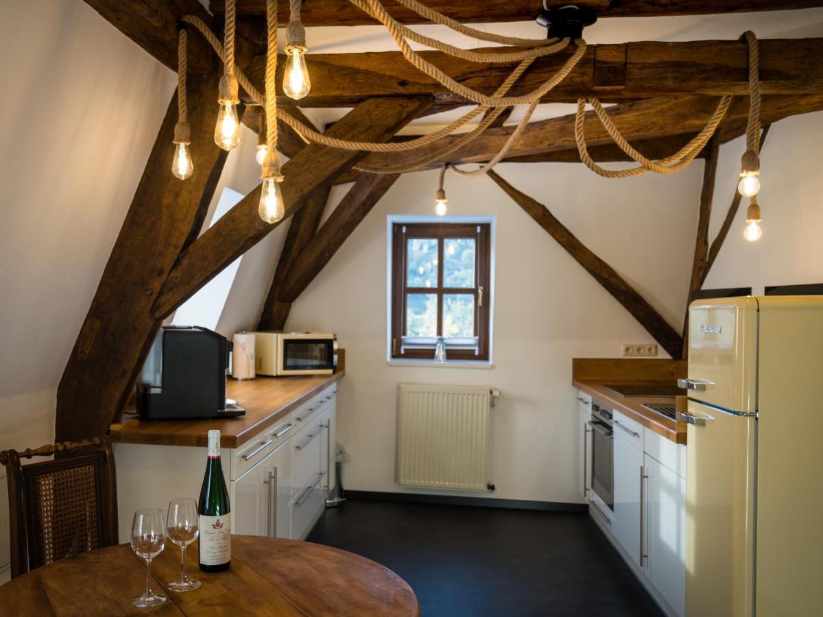 Rissbacher Hof Mansarde Anno 1737 特拉本特拉巴赫 外观 照片